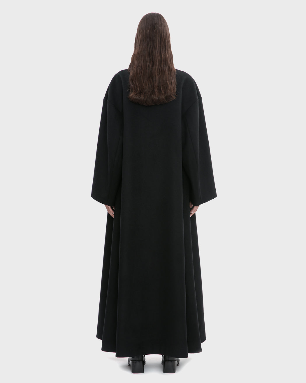 CASH WOOL MAXI TRENCH COAT