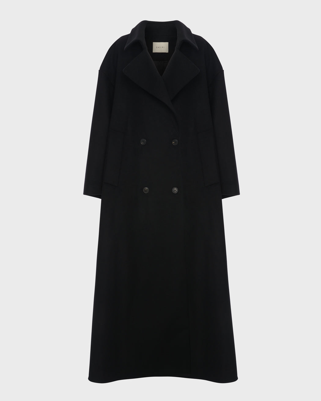 CASH WOOL MAXI TRENCH COAT