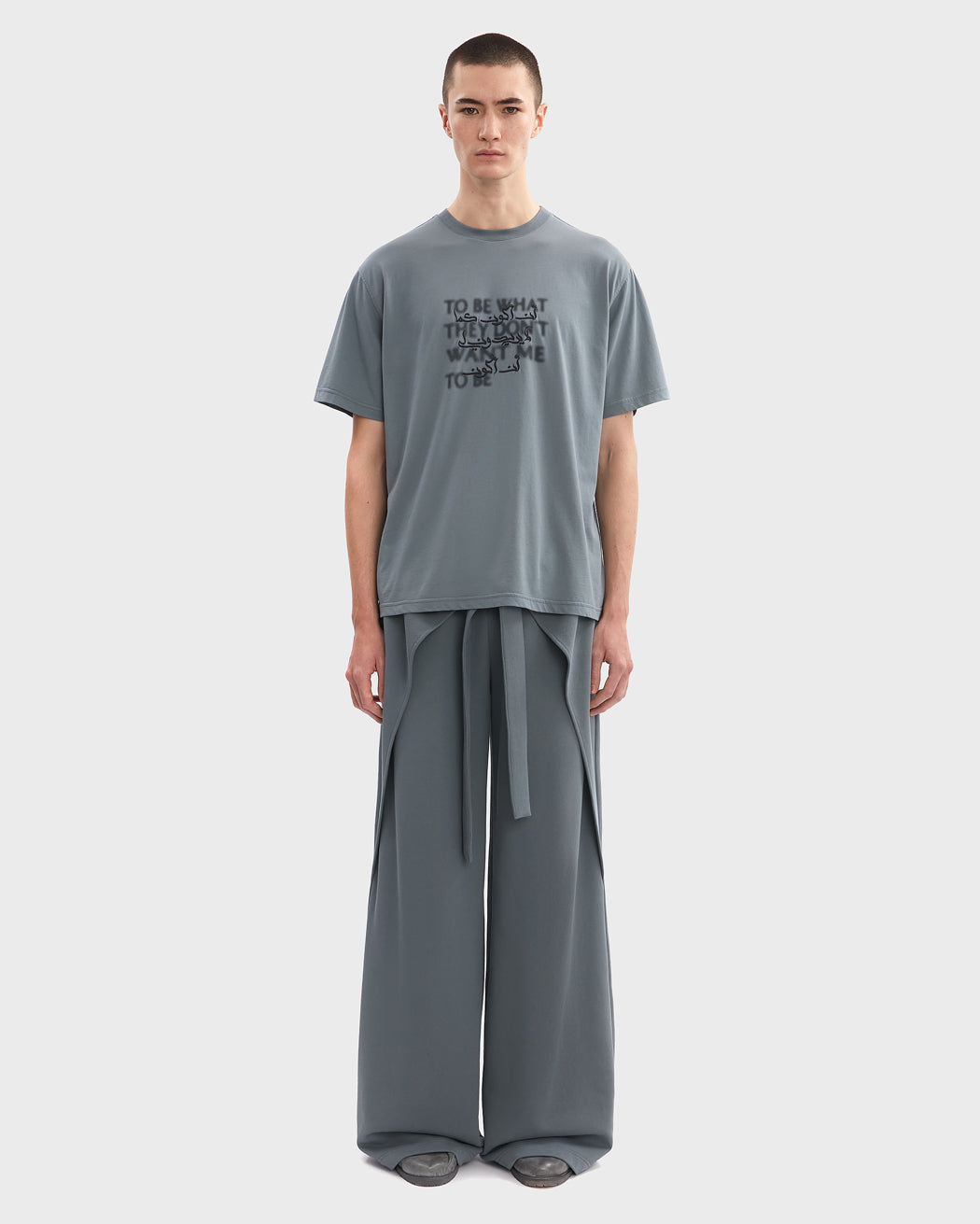 BLURRED CALLIGRAPHY T-SHIRT