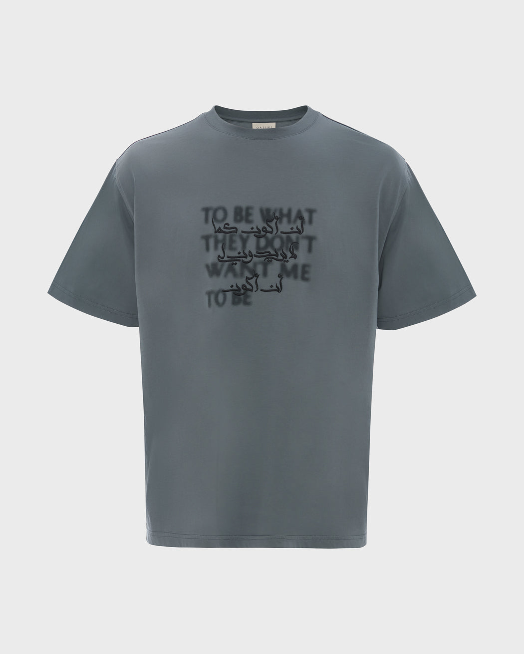 BLURRED CALLIGRAPHY T-SHIRT