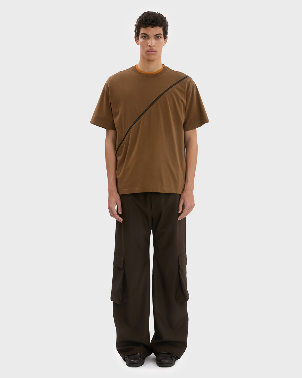 SPIRAL ZIP T-SHIRT
