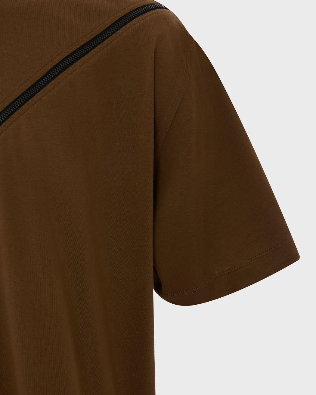 SPIRAL ZIP T-SHIRT