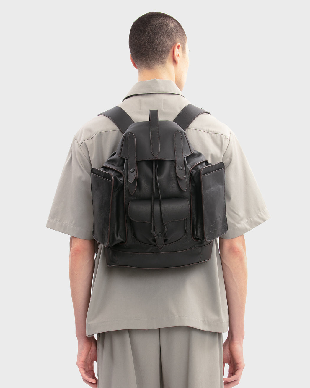 ATLAS LEATHER BACKPACK