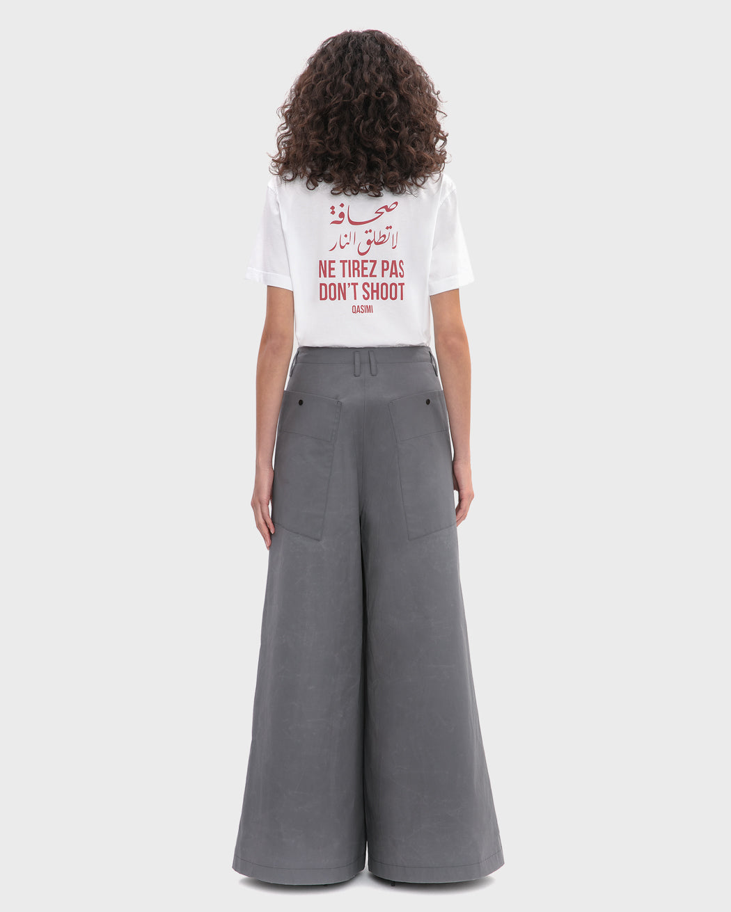 WAXED COTTON CARGO TROUSER