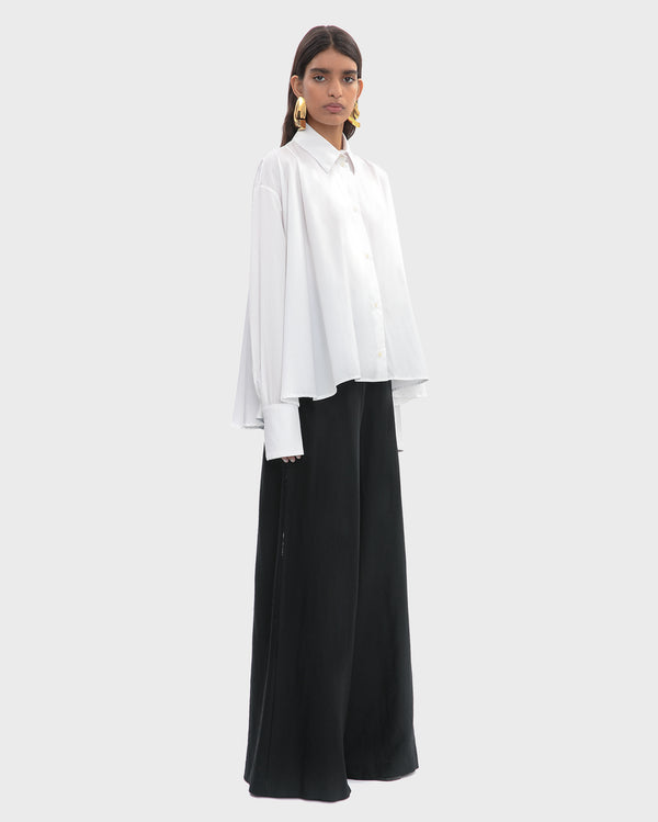 POPLIN A-LINE SHIRT
