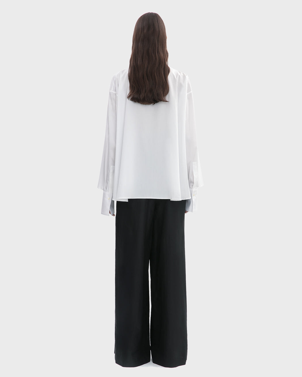 POPLIN A-LINE SHIRT