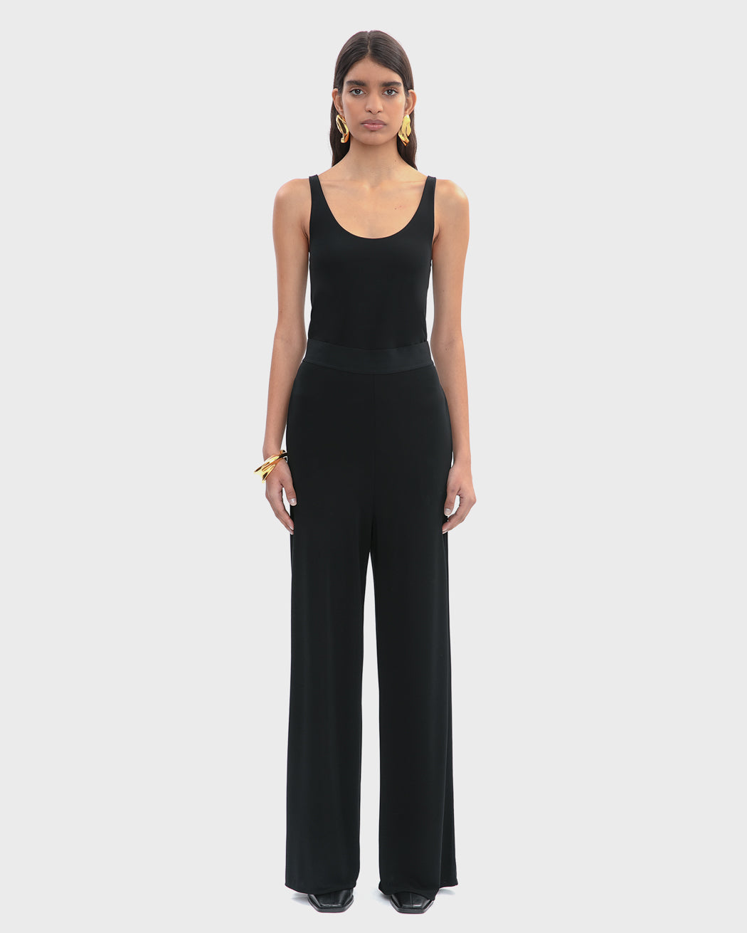 SLINKY JERSEY FLARE TROUSER