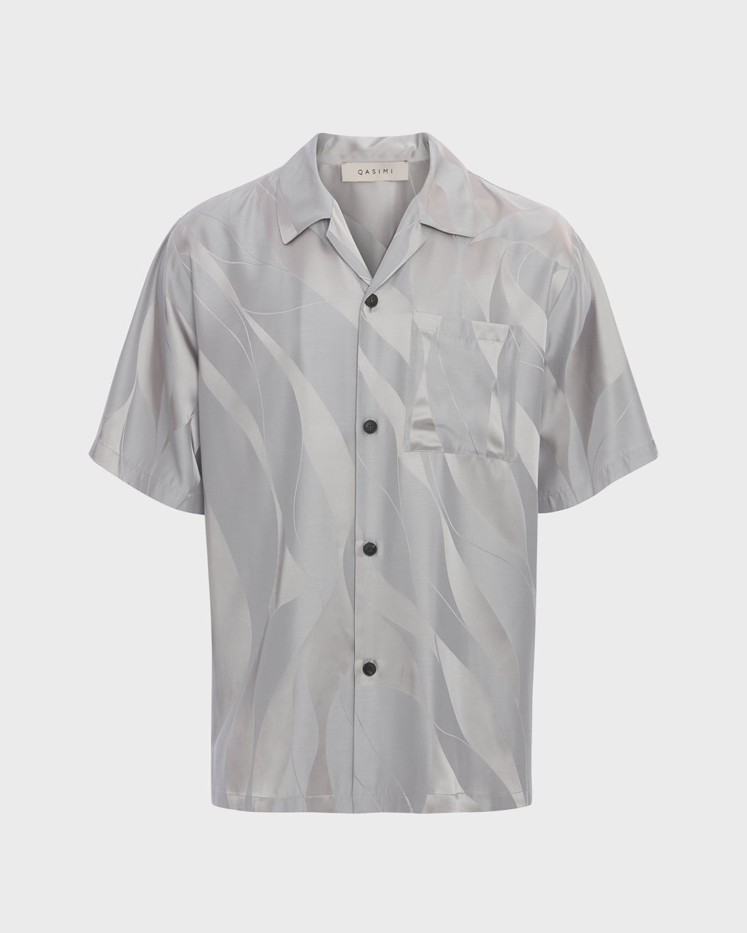 ARTIST JACQUARD RESORT SHIRT SILVER