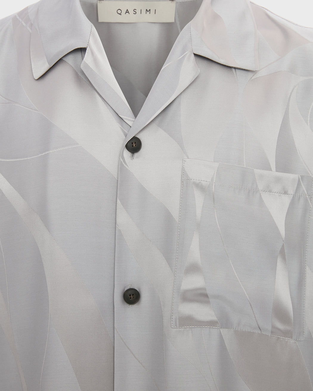ARTIST JACQUARD RESORT SHIRT SILVER