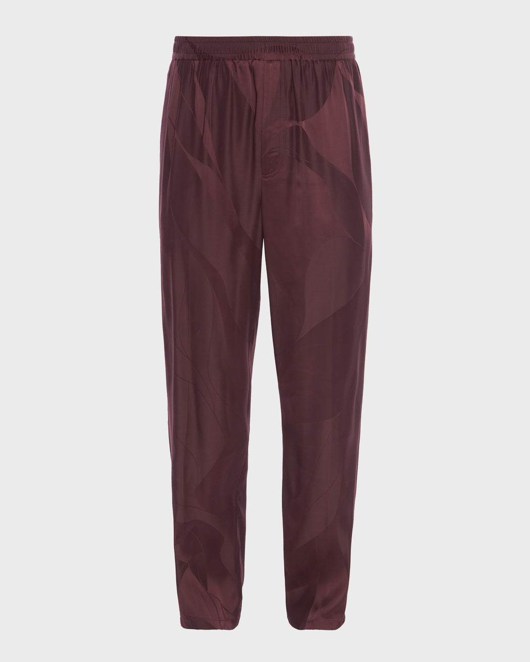 JACQUARD ELASTICATED TROUSER