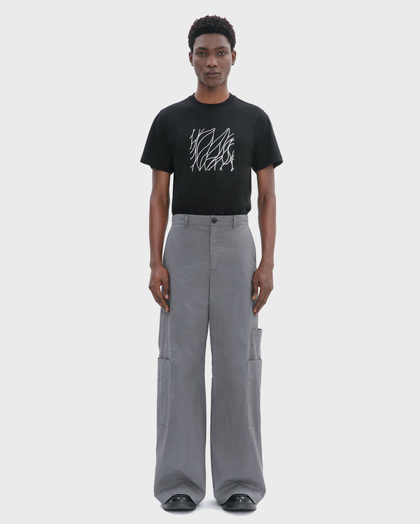 WAXED COTTON CARGO TROUSER