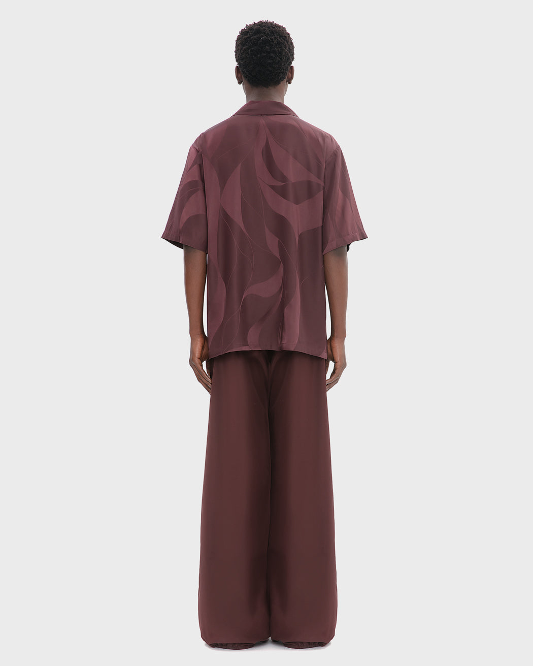 LOOSE FIT WIDE LEG DRAWSTRING TROUSER