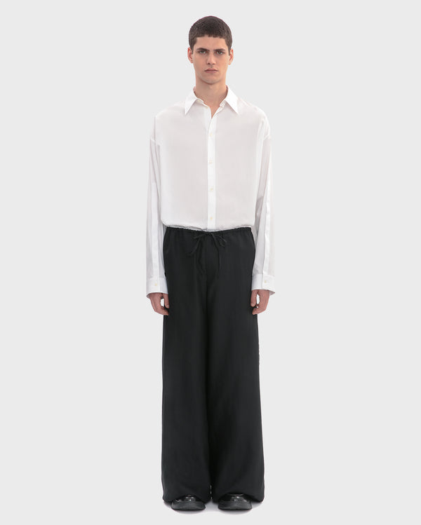 LOOSE FIT WIDE LEG DRAWSTRING TROUSER