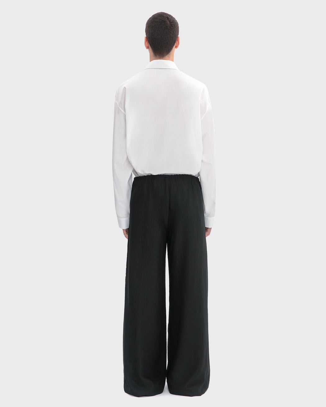 LOOSE FIT WIDE LEG DRAWSTRING TROUSER