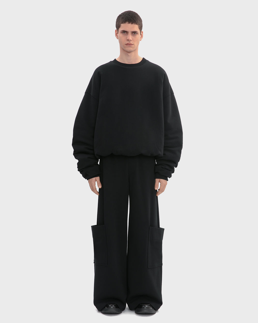 OVERSIZED PADDED SWEATSHIRT