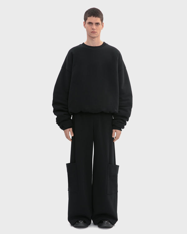 OVERSIZED PADDED SWEATSHIRT