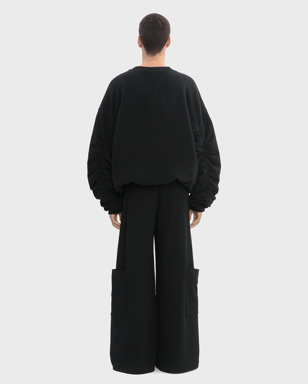 OVERSIZED PADDED SWEATSHIRT