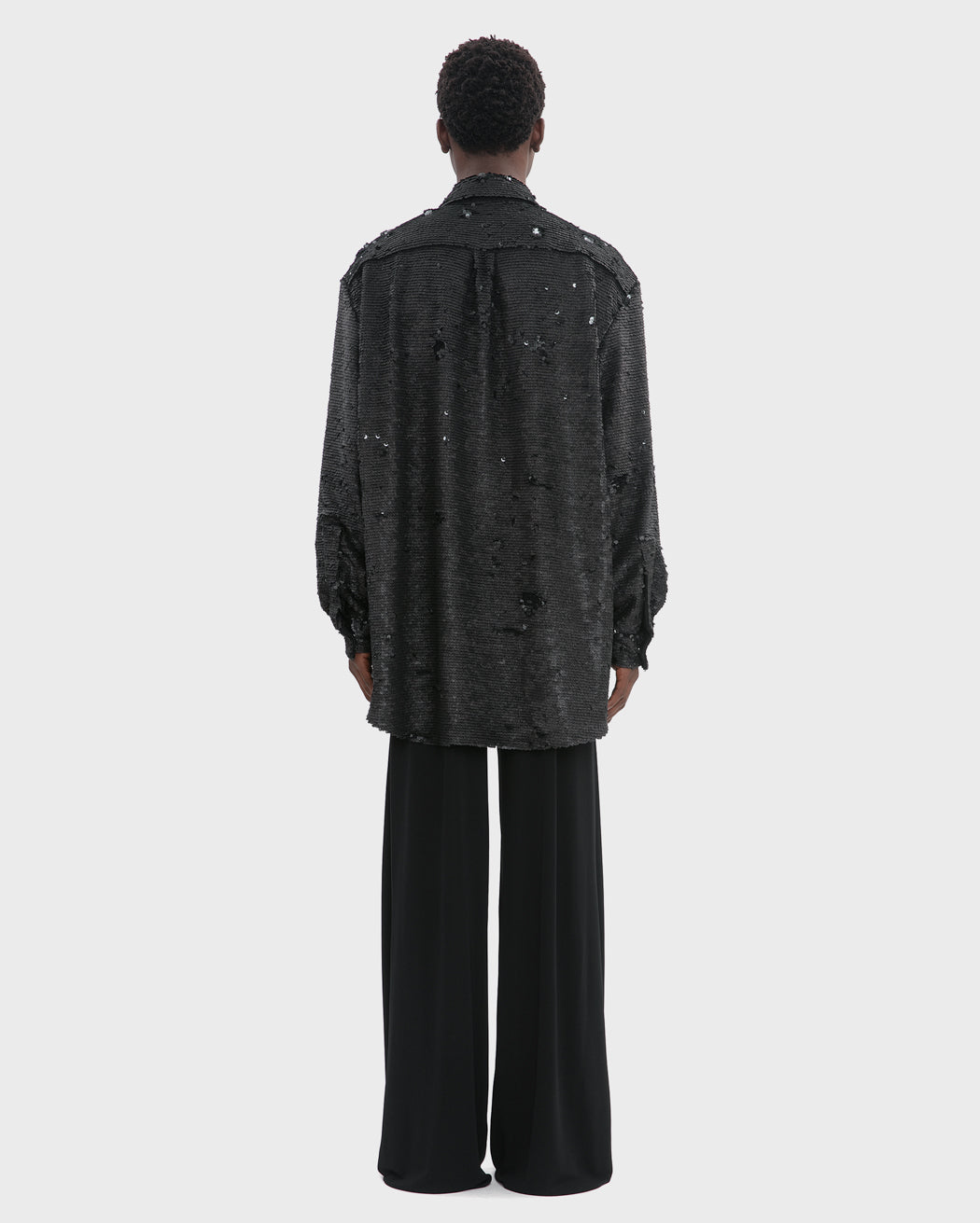 SEQUINED PYJAMA SHIRT