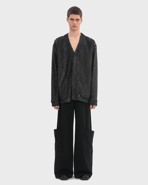 SEQUINED CARDIGAN