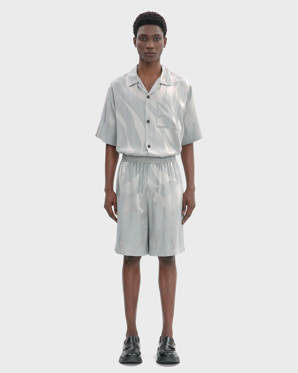 JACQUARD ELASTICATED SHORTS
