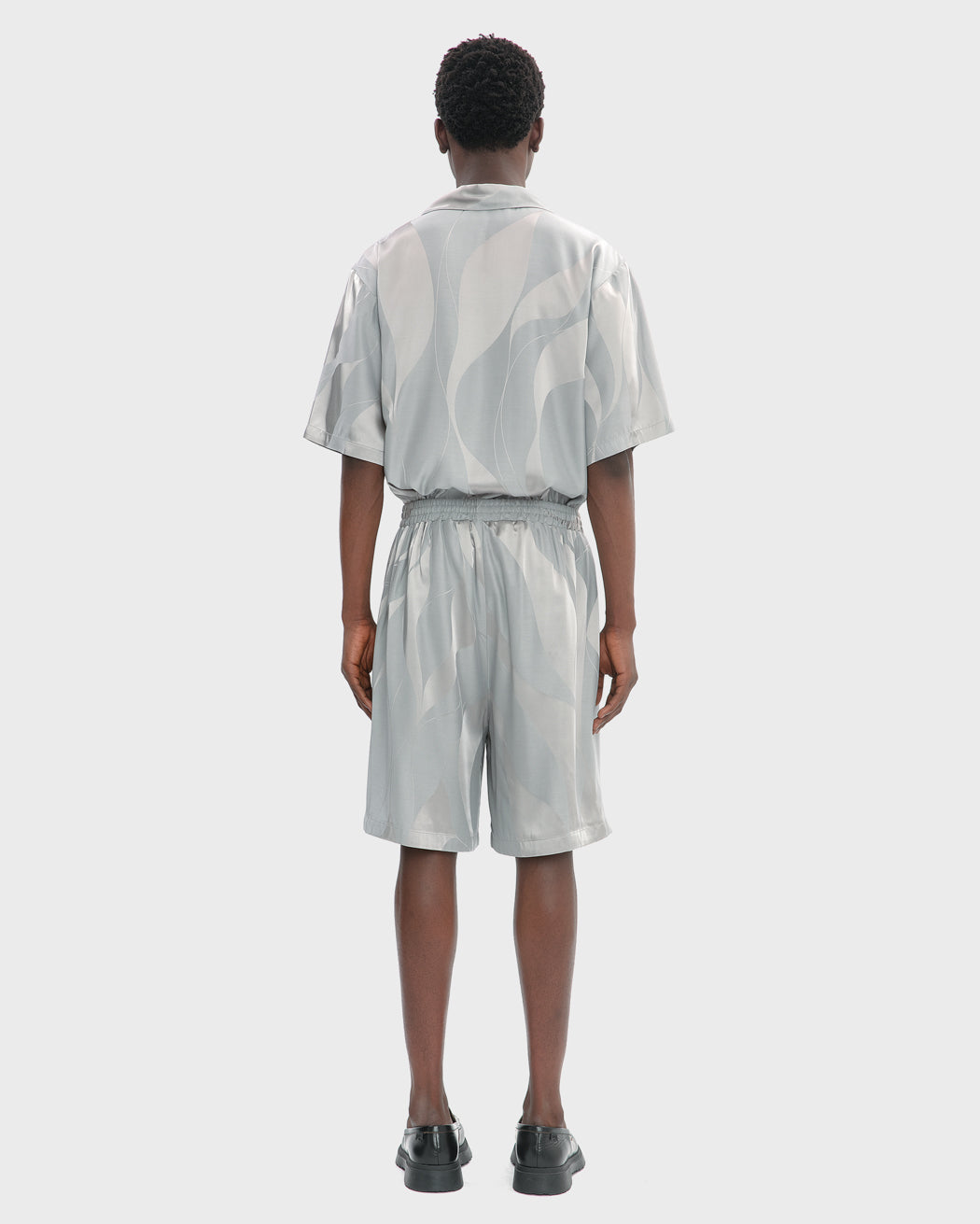 JACQUARD ELASTICATED SHORTS