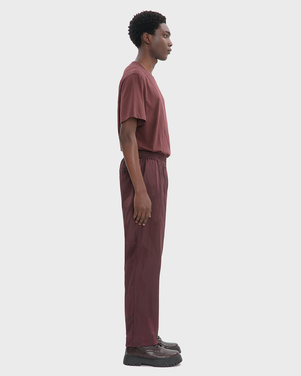 JACQUARD ELASTICATED TROUSER