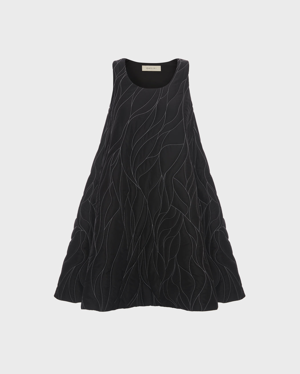 QUILTED TECHNICAL MINI ECO-DOWN DRESS