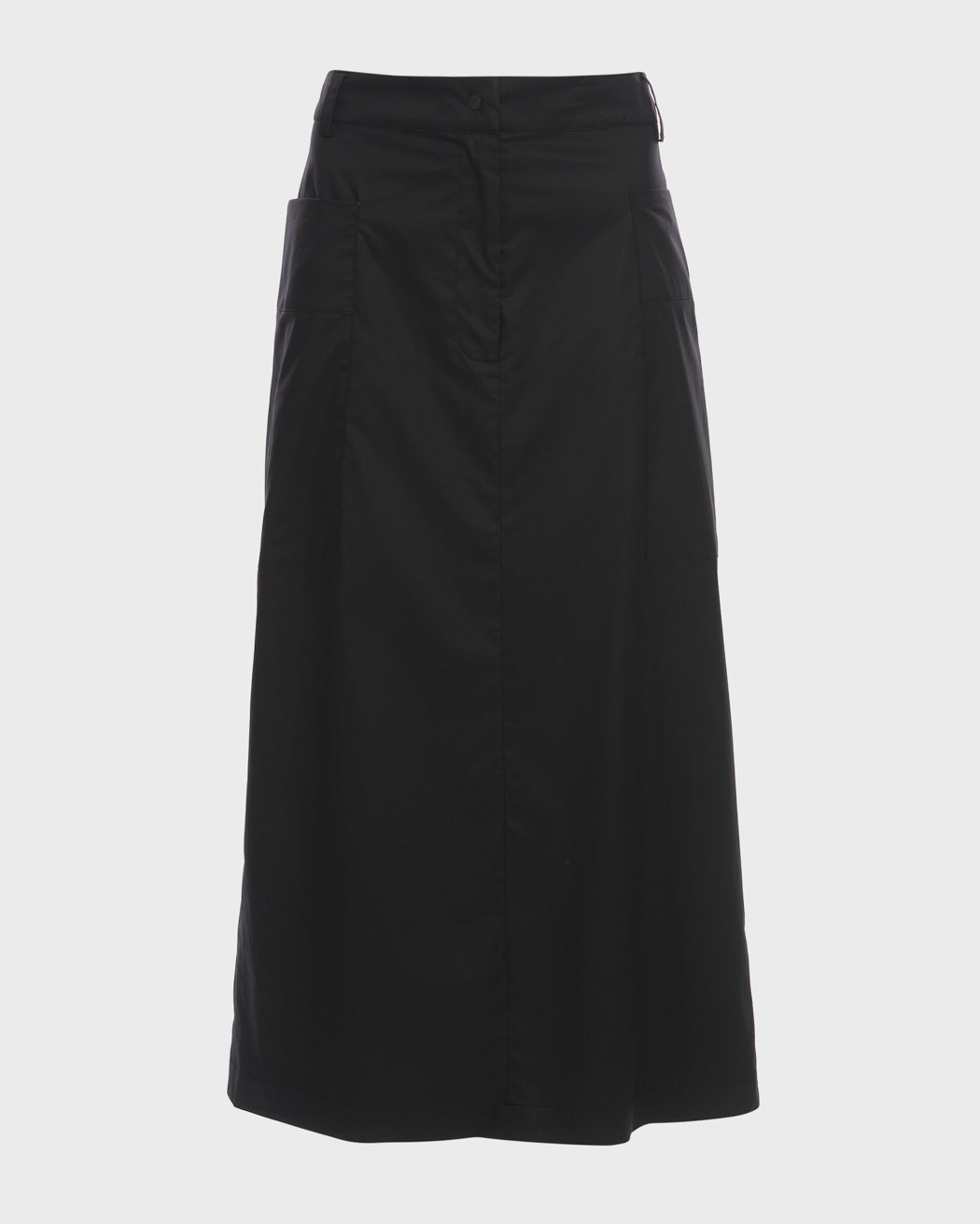 TECH COTTON MIDI CARGO SKIRT