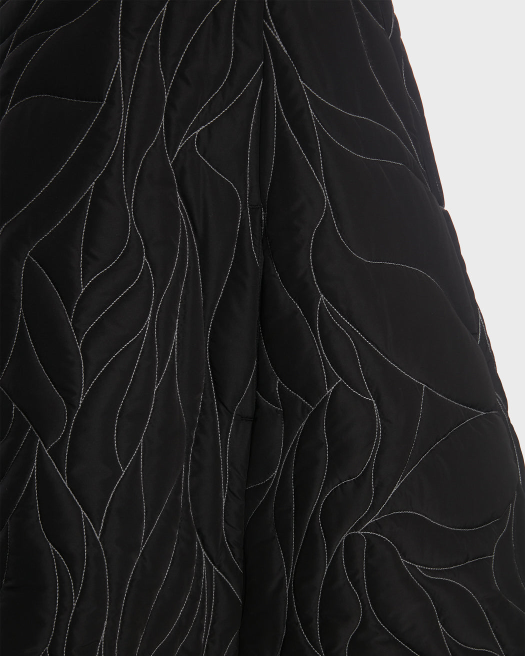 QUILTED TECHNICAL ECO-DOWN MAXI SKIRT