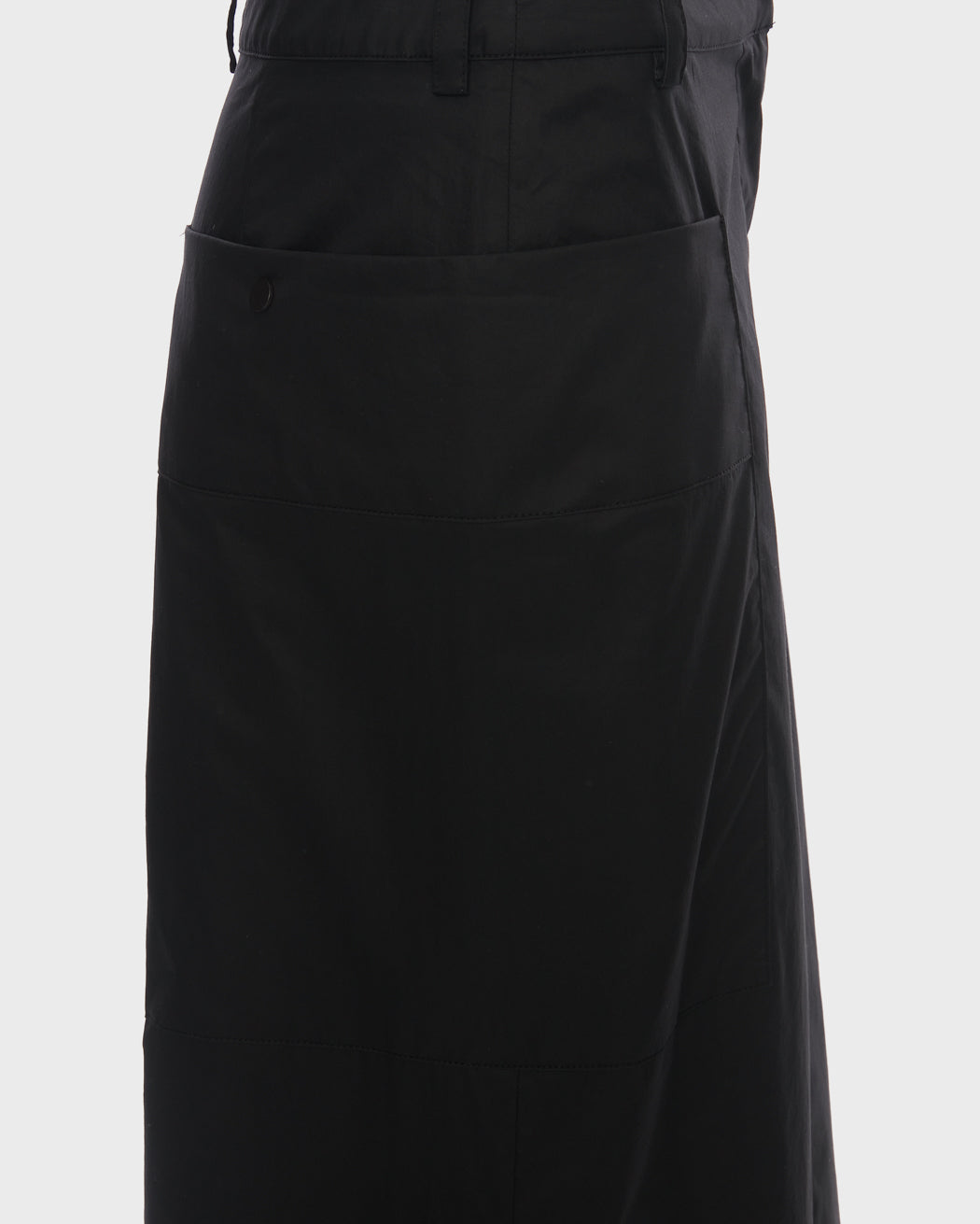 TECH COTTON MIDI CARGO SKIRT