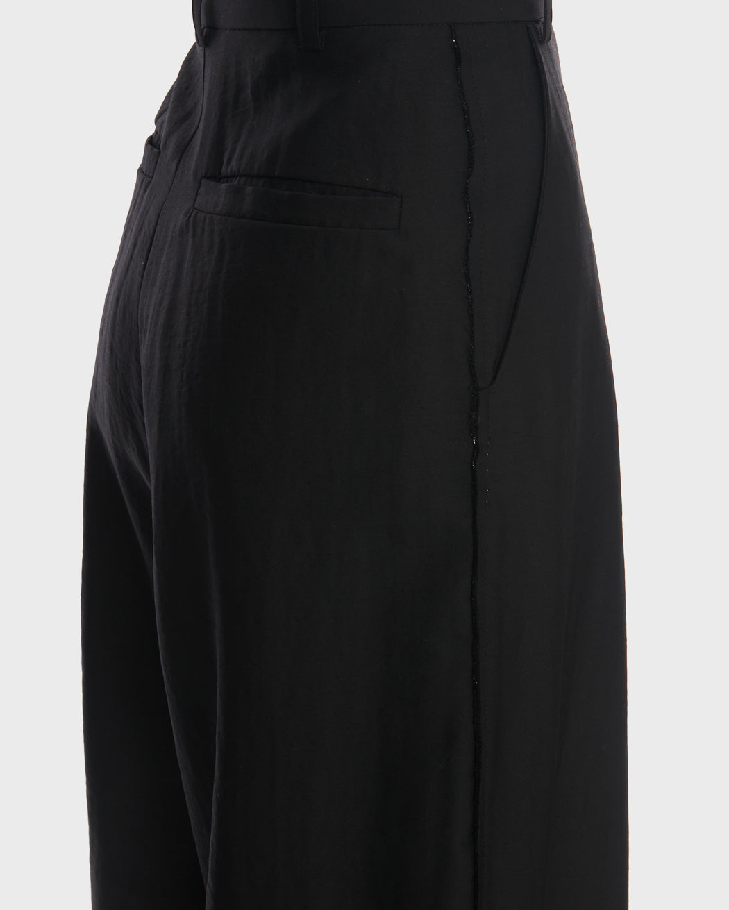 TECH WOOL PALAZZO TROUSER