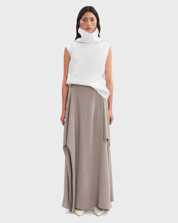 FUNNEL NECK TOP