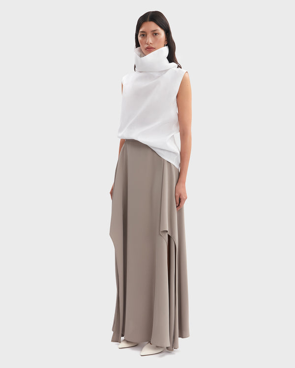 FUNNEL NECK TOP