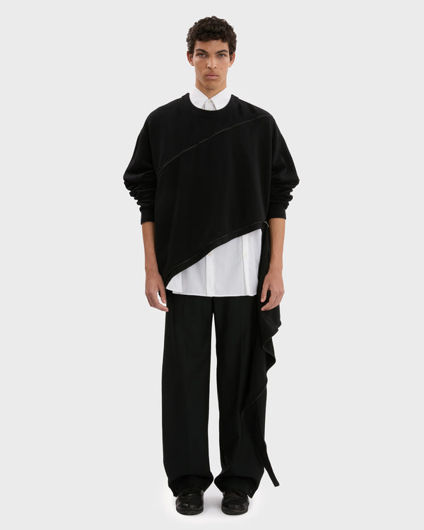 SPIRAL ZIP SWEATER