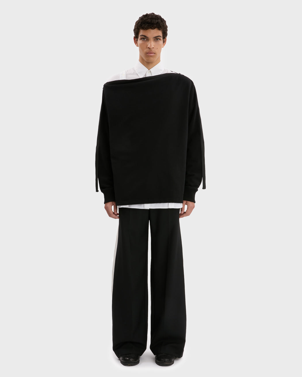 ZIPPED NECKLINE SWEATER