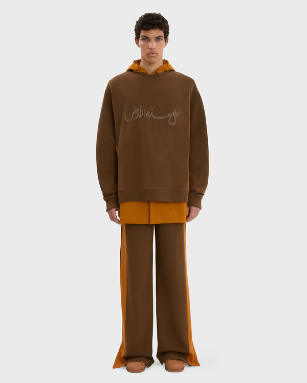 EMBROIDERED CALIGRAPHY SWEATER