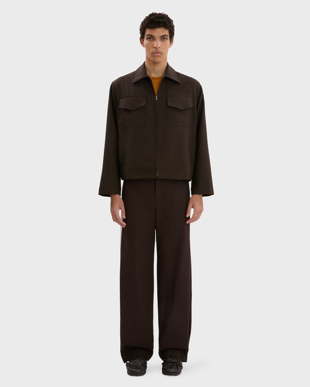 TAILORING WOOL HARRINGTON JACKET