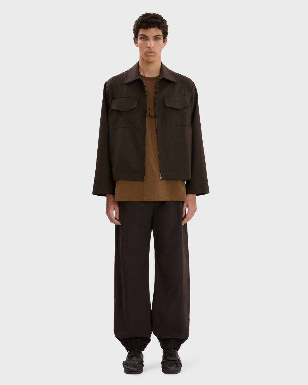 ELASTICATED TROUSERS