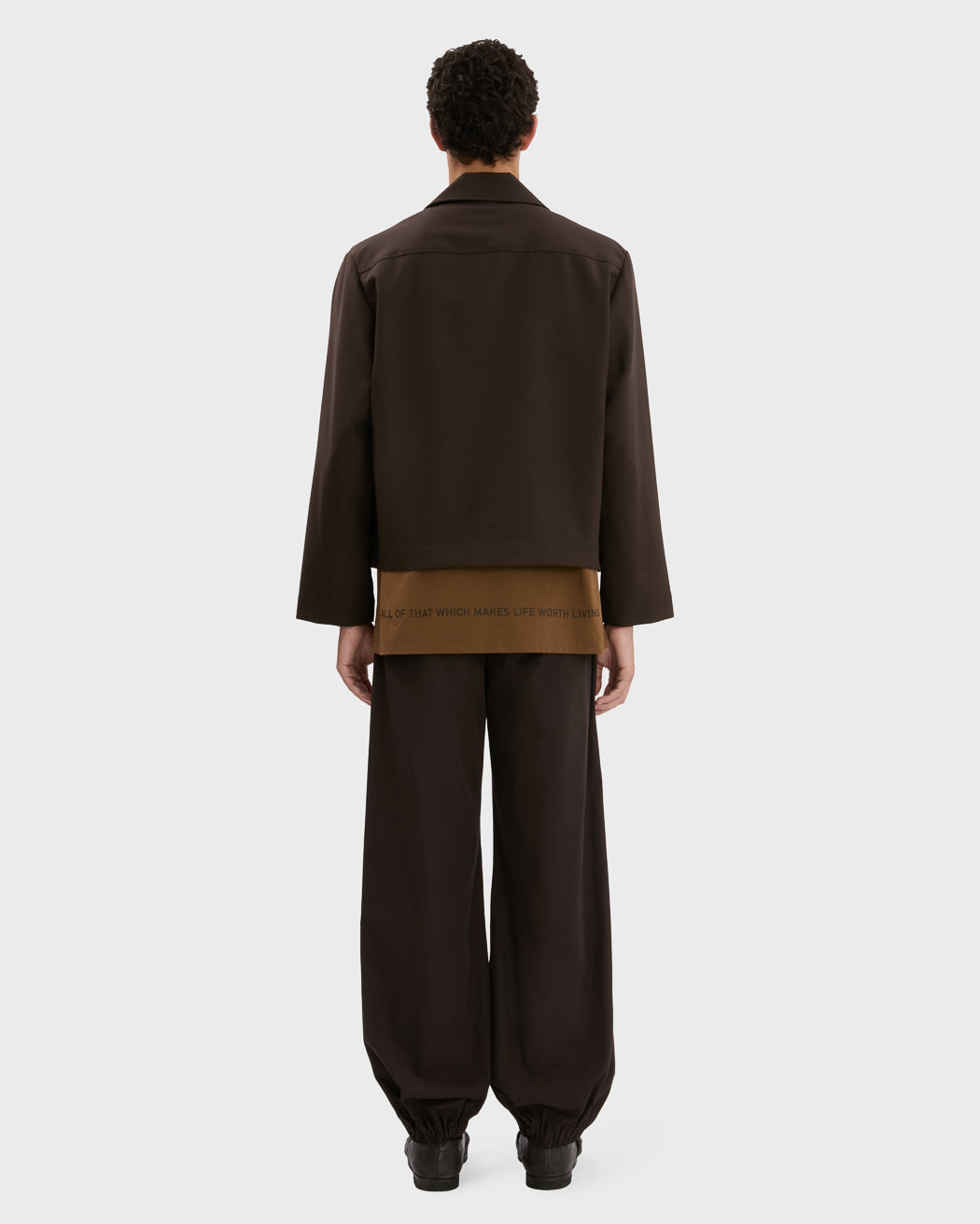 ELASTICATED TROUSERS