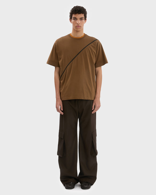 SPIRAL ZIP T-SHIRT