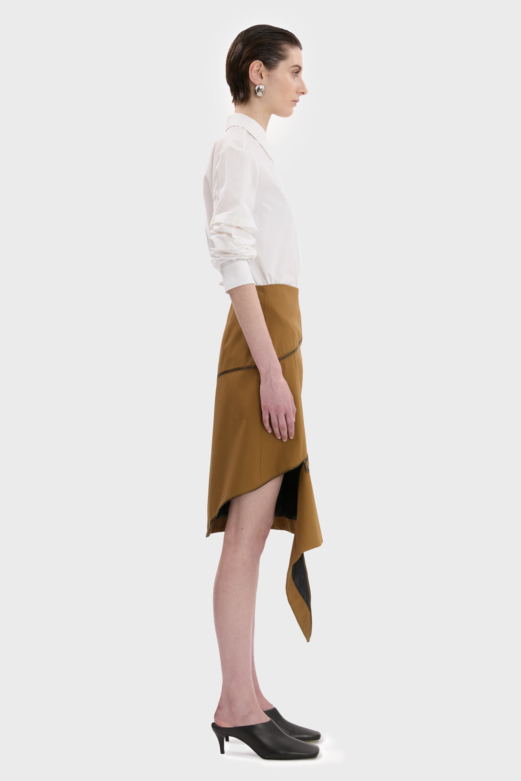 SPIRAL ZIP SKIRT