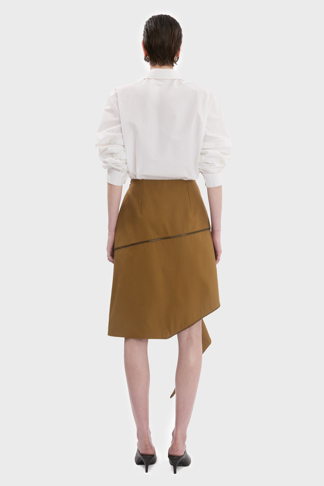 SPIRAL ZIP SKIRT