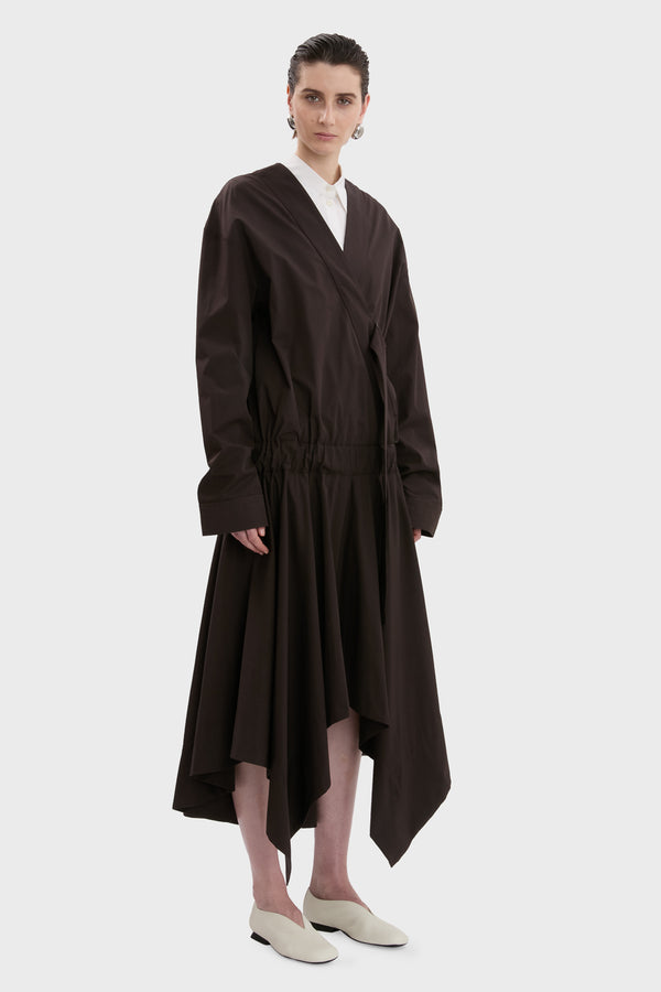 CARDIGAN WRAP DRESS