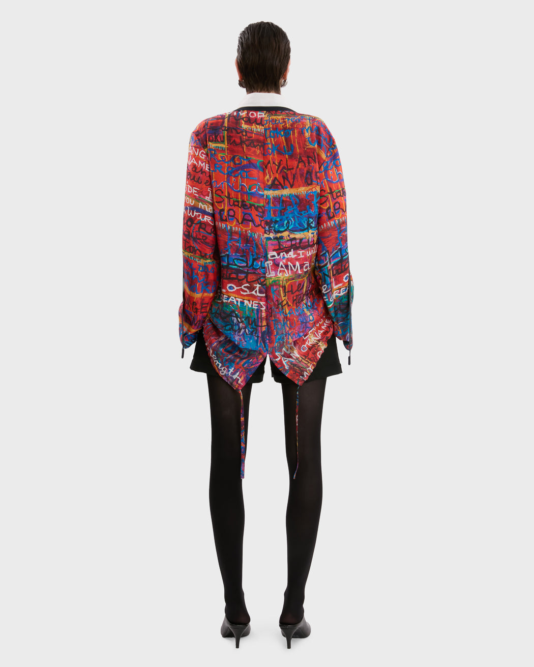 EMILY KARAKA X QASIMI ZIPPED NECKLINE TOP
