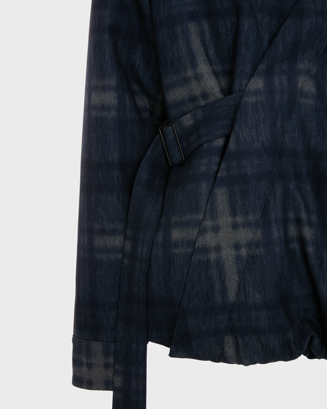 PADDED WRAP CARDIGAN
