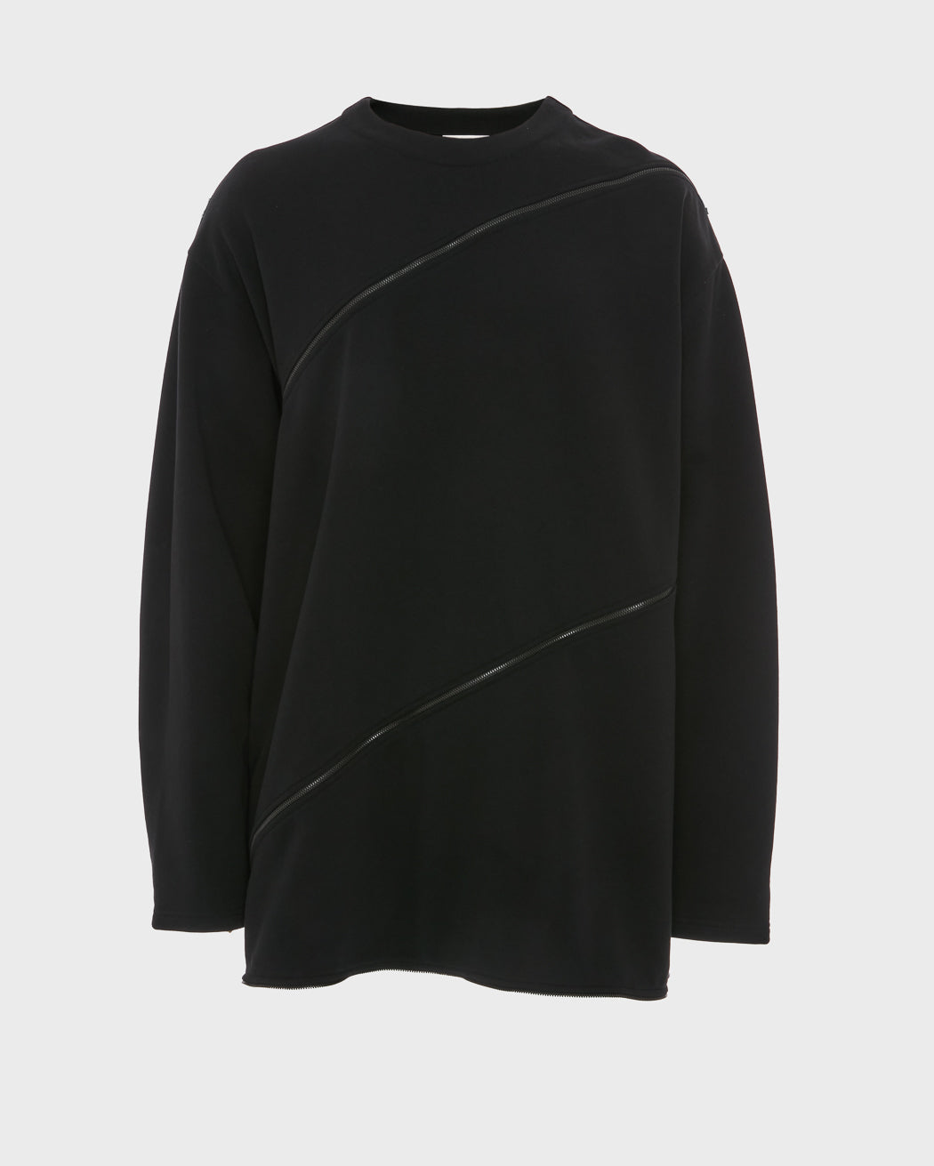 SPIRAL ZIP SWEATER
