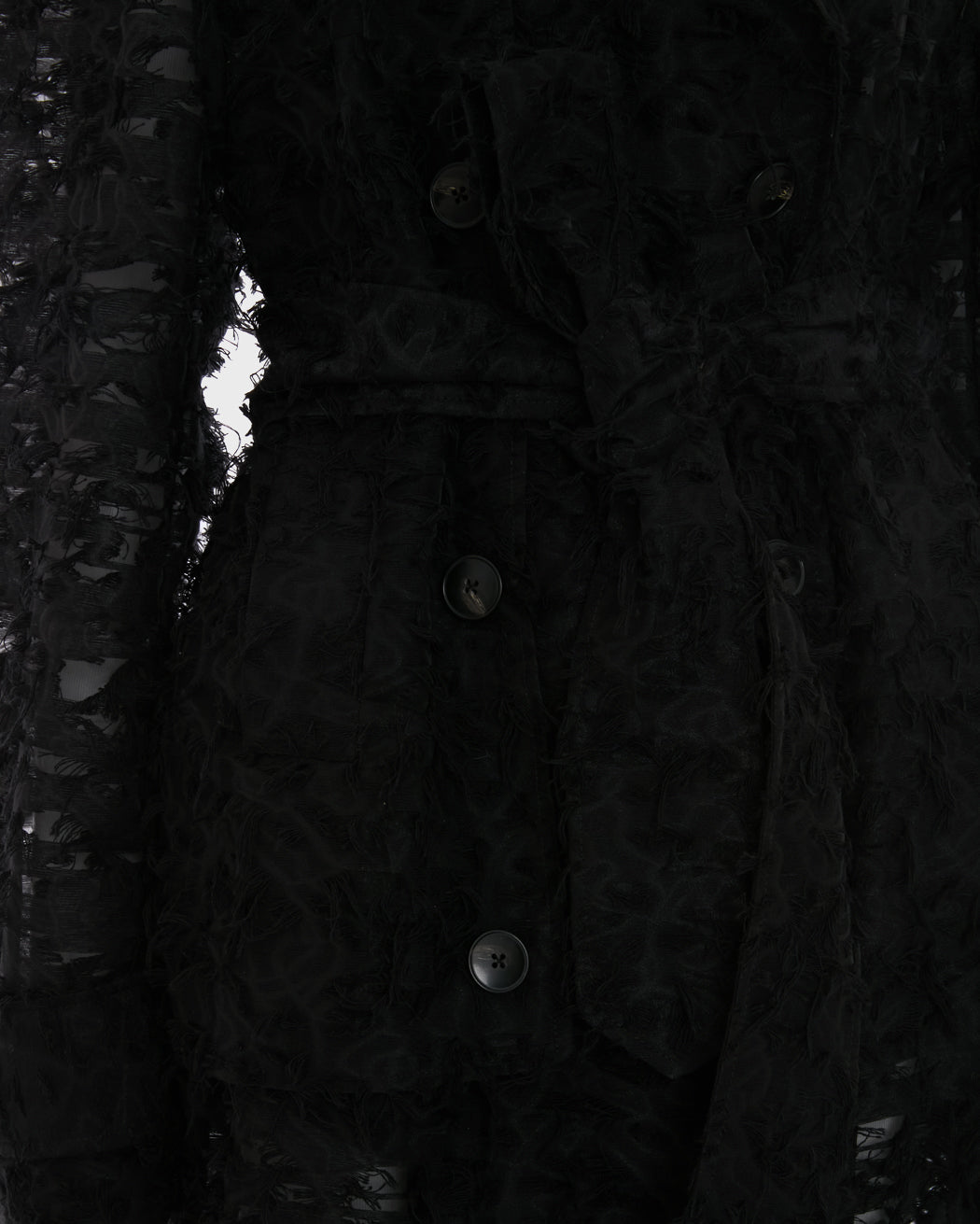 EMILY KARAKA X QASIMI  EMBROIDERED TRENCH COAT