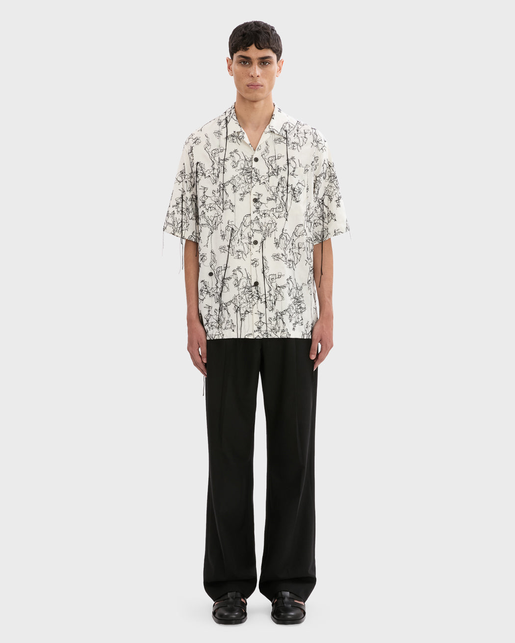 EMBROIDERED RESORT SHIRT