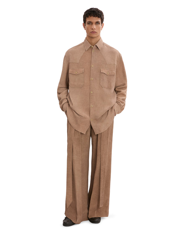 WEATHERED TWILL FRONTIER SHIRT