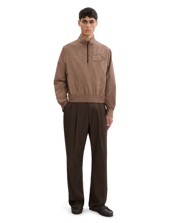 NYLON HALF ZIP PULLOVER